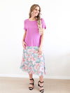 Larosela Round Neck Short Sleeve Cotton Top