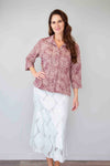 Merric relaxed fit 3/4 sleeve shirt