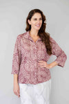 Merric relaxed fit 3/4 sleeve shirt