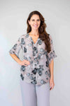 Larosela Print Chiffion Shirt
