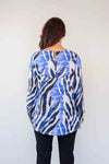 Merric Print Ruffled Cuff Top