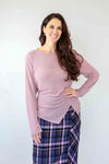 Merric Mesh Crush Front Stretchy Top