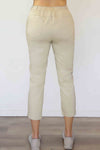 Larosela Back Elastic Waist 97%Cotton Pants