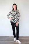 Merric Front PleatedCollar Top