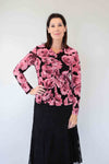 Merric Velvet Mesh Top