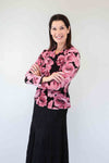 Merric Velvet Mesh Top