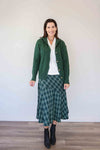 Larosela Check Print Skirt
