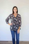 Merric 3/4 Sleeve Light Top