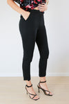 Larosela Elastic Waist Long Pants with Side Pockets