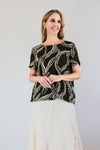 Larosela Round Neck Short Sleeve Cotton Top