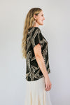 Larosela Round Neck Short Sleeve Cotton Top