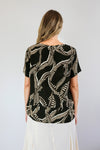 Larosela Round Neck Short Sleeve Cotton Top
