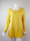 Merric Basic Chiffon Hem Tunic