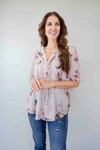 Larosela Print Chiffion Shirt