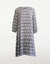 Larosela 3/4 Long Sleeve Layered V-neck Drawstring Waist Dress