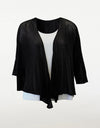 Merric Sparkle Tie Up Open Cardigan