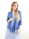 Merric Sparkle Tie Up Open Cardigan
