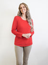Merric Soft Double Layer Basic Blouse