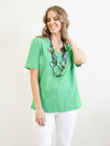 Merric V-Neck 100% Cotton Basic Top